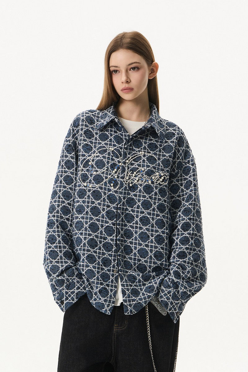 Diamond Beadwork Street Shirt