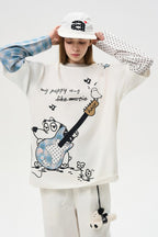 Guitar Dog Layered Longsleeve