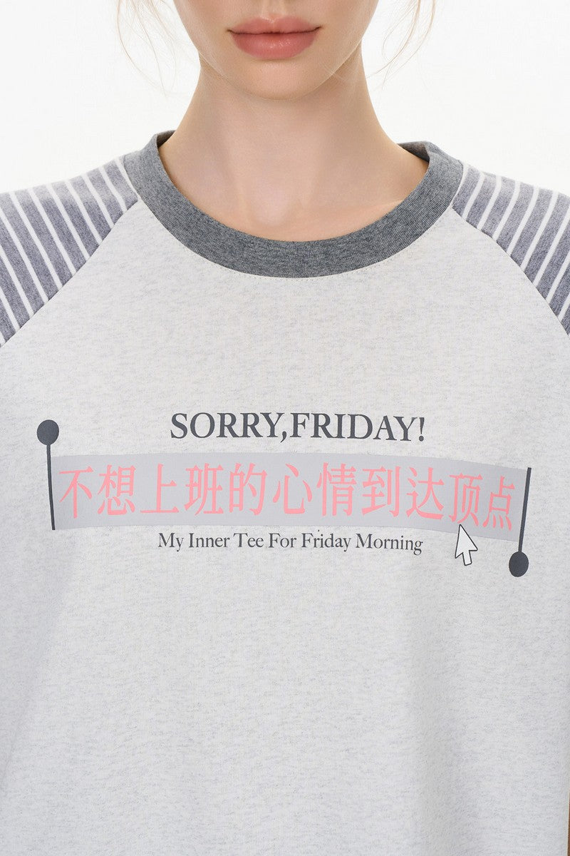 Slogan Sorona Cool Raglan Tee