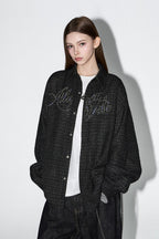 Beaded Embroidered Shirt Jacket