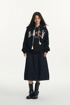 Floral Patchwork Hoodie