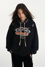 Floral Patchwork Hoodie