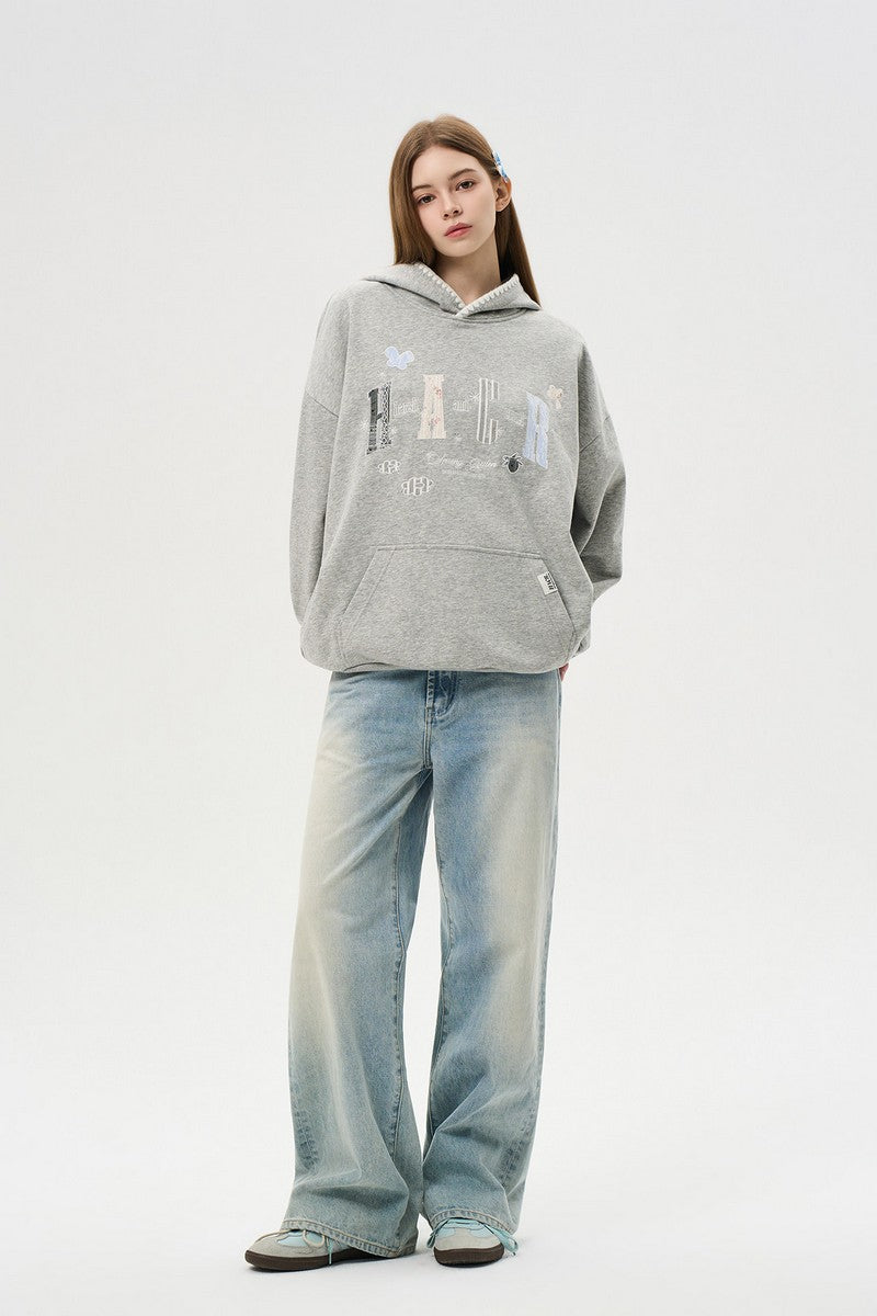 Lace Flower Shell Hoodie