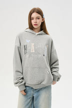 Lace Flower Shell Hoodie