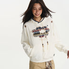 Floral Patchwork Hoodie
