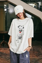 Dalmation Print Relaxed T-Shirt