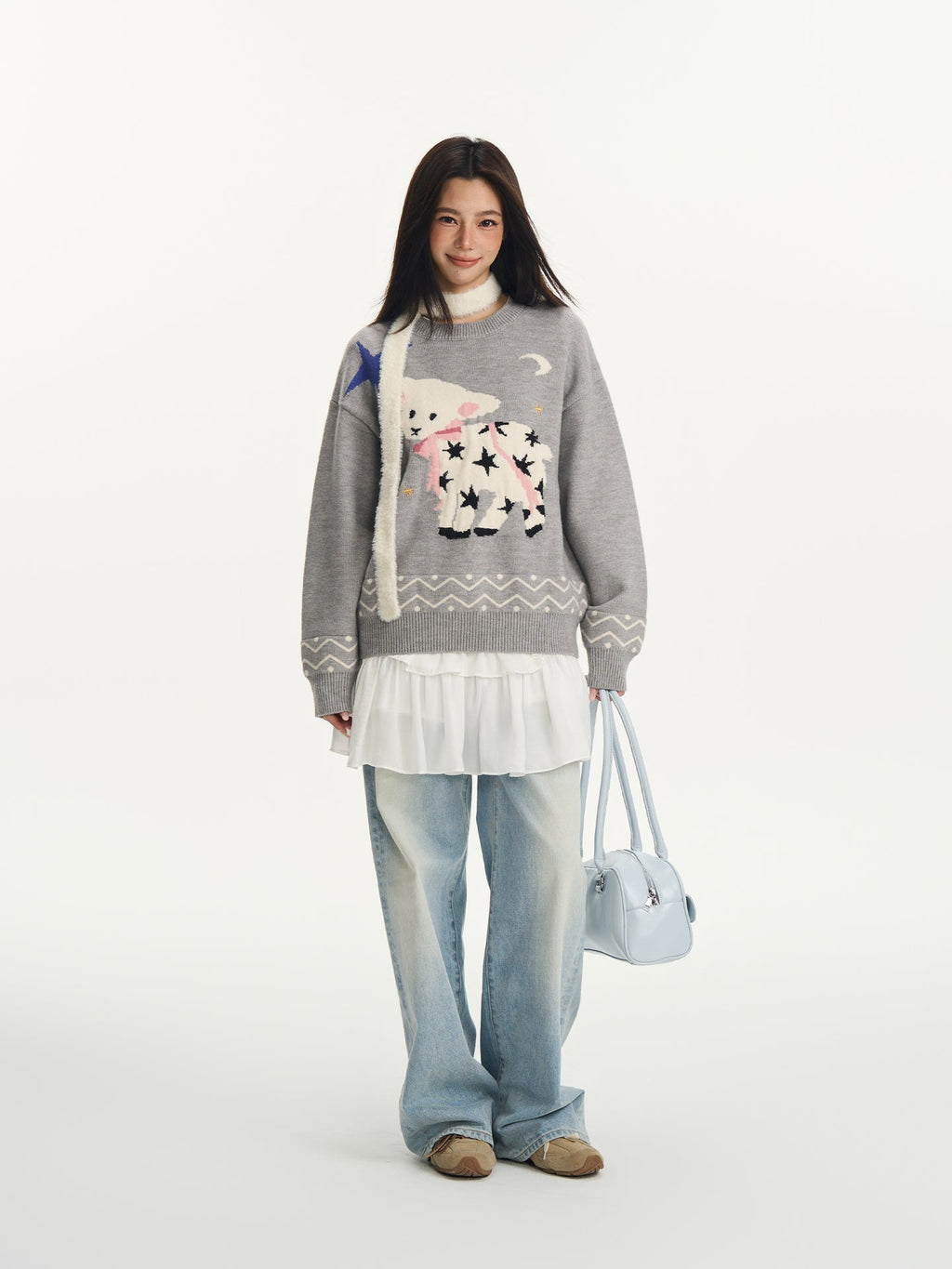 Star Sheep Crewneck Sweater