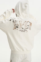 Burnt Lace Embroidered Hoodie