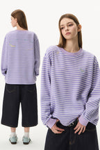 Nautical Stripe Embroidered Tee