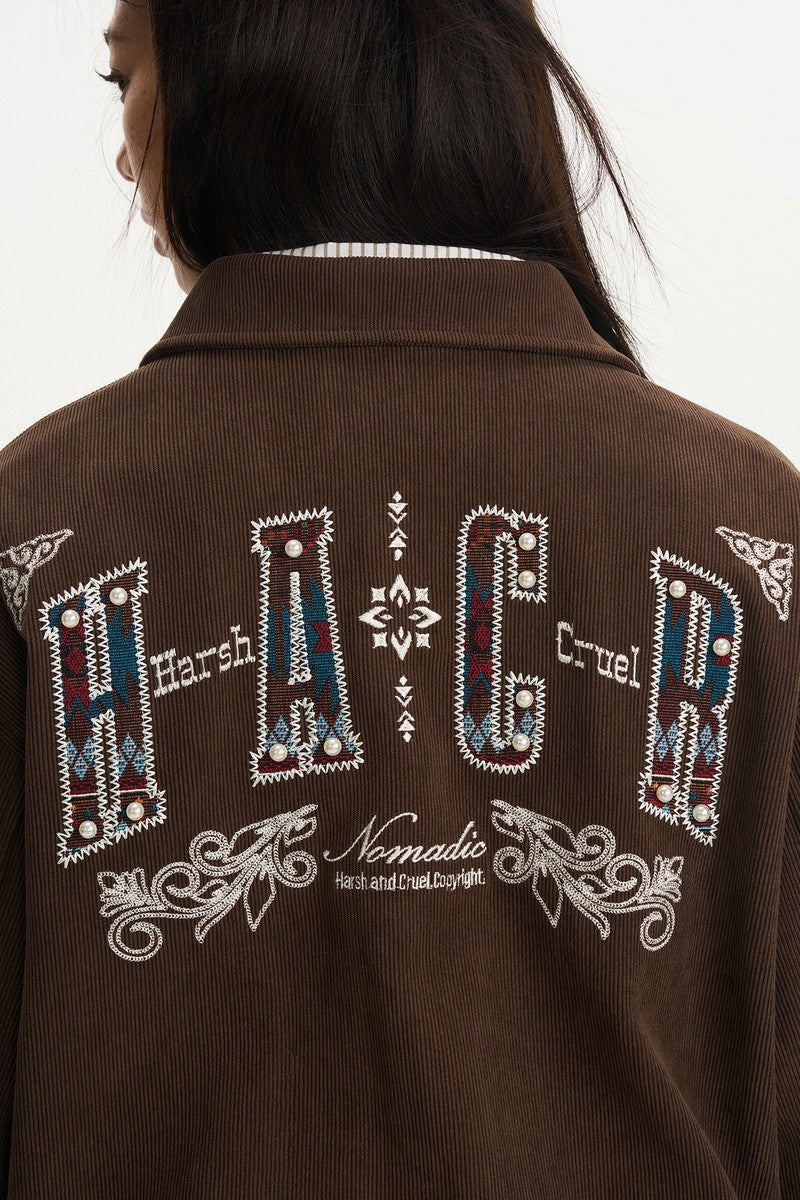 Rose Beaded Patchwork Jacket