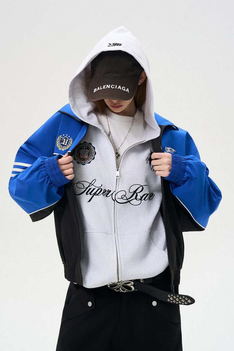 Retro Colorblock Track Jacket