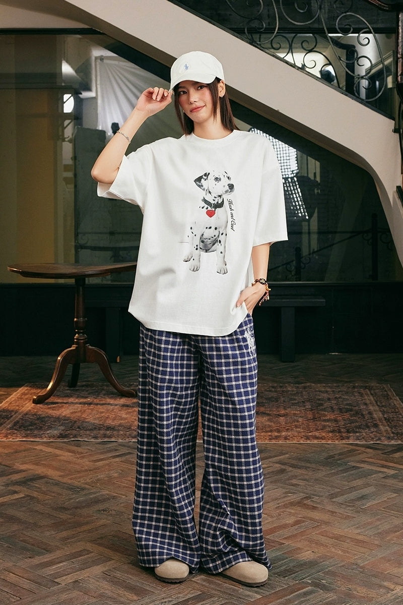 Dalmation Print Relaxed T-Shirt