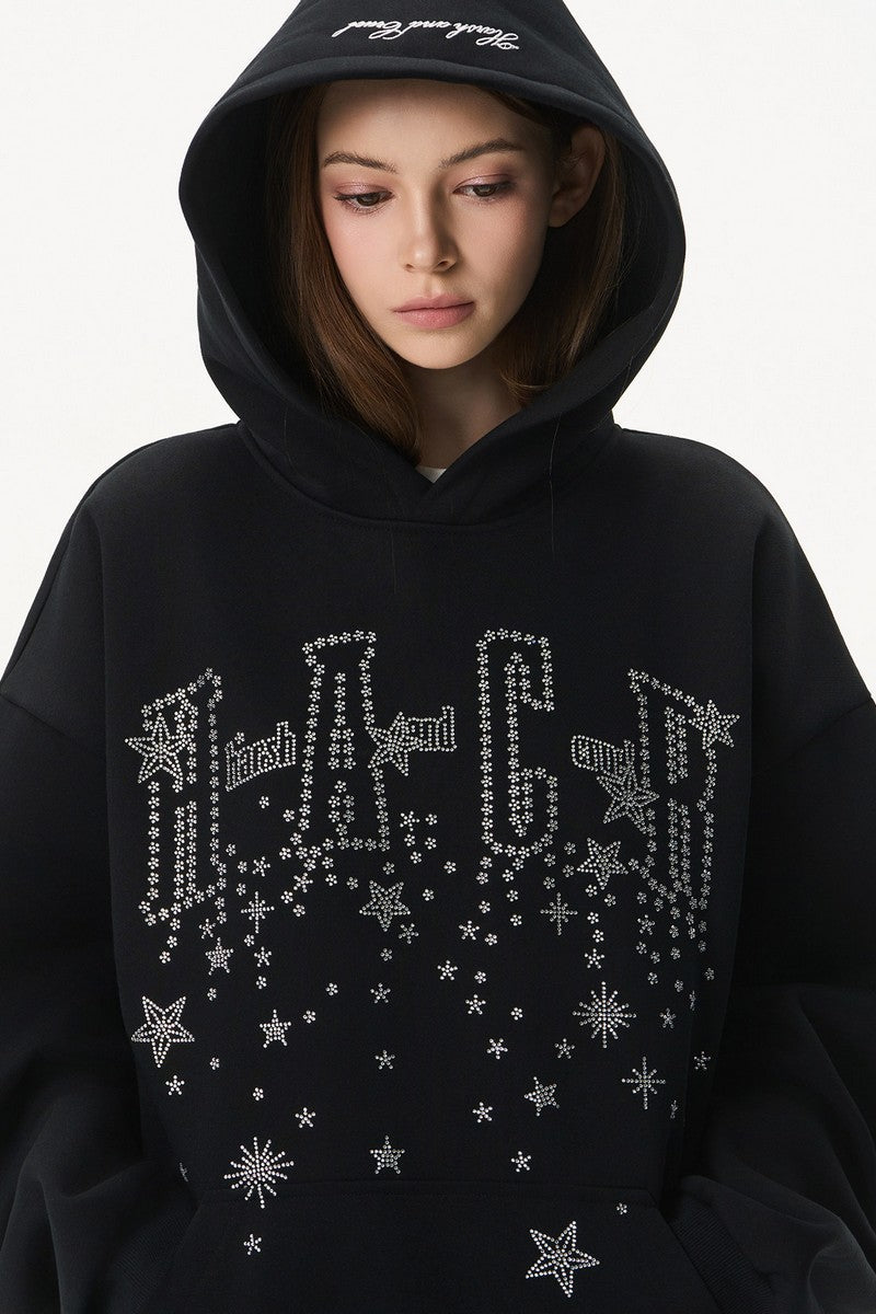 Galaxy Rhinestone Street Hoodie