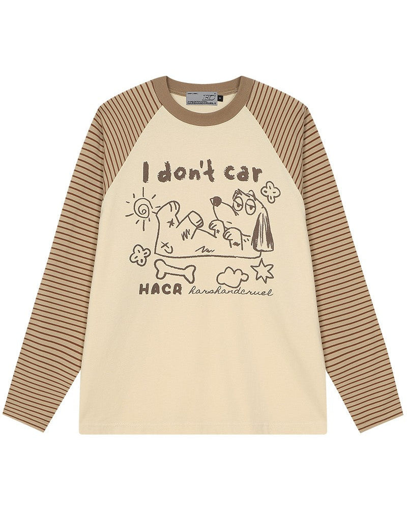 Raglan Dog Sketch Tee