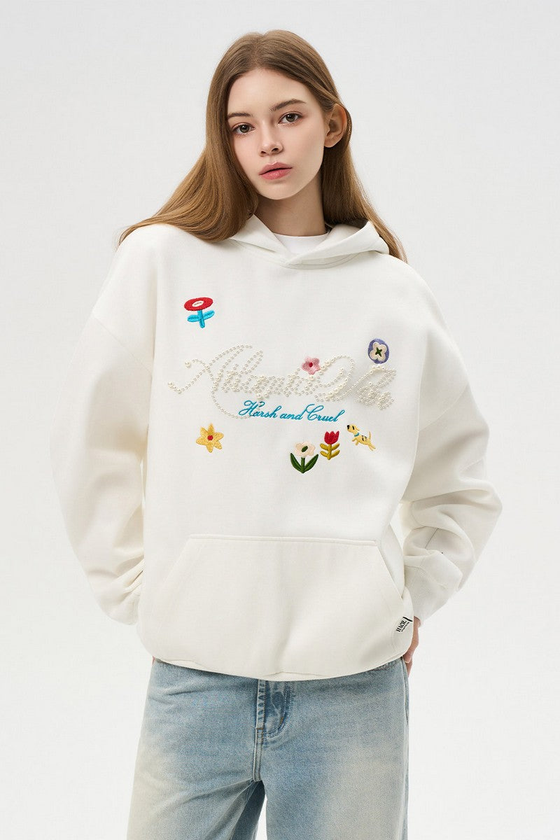 Pearl Script Graphic Hoodie