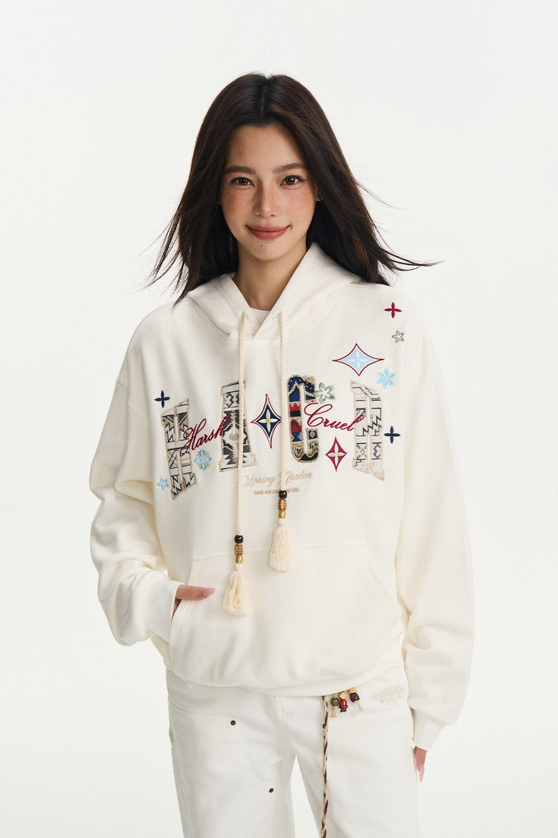 Floral Patchwork Hoodie