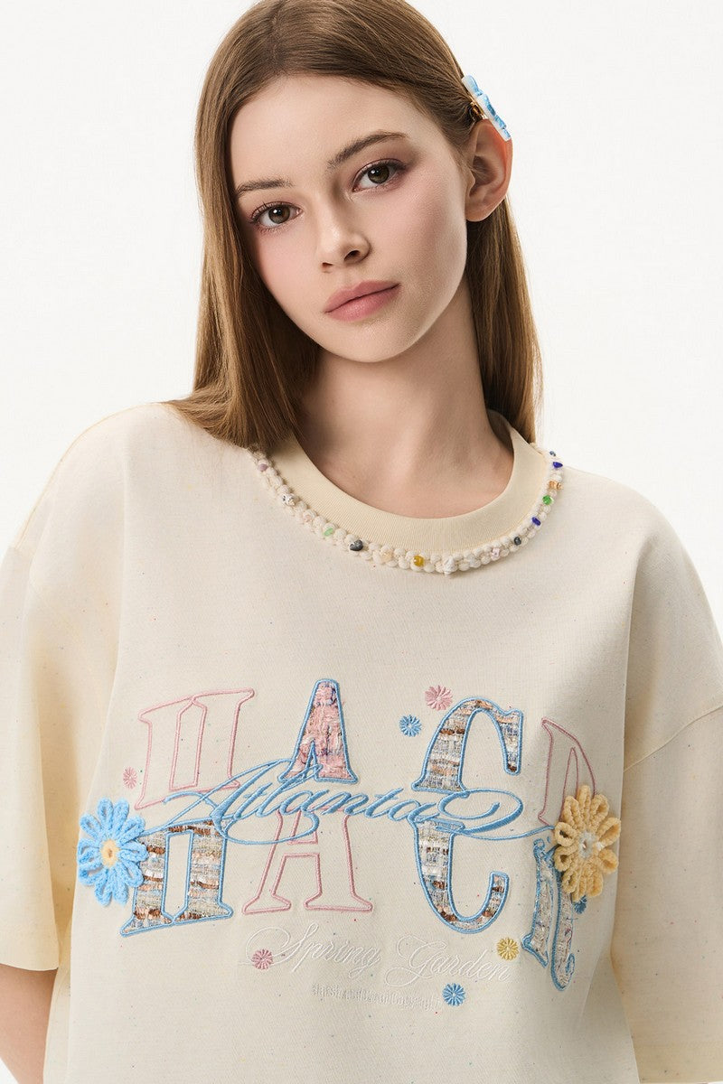 Shell Ribbon Patch Tee