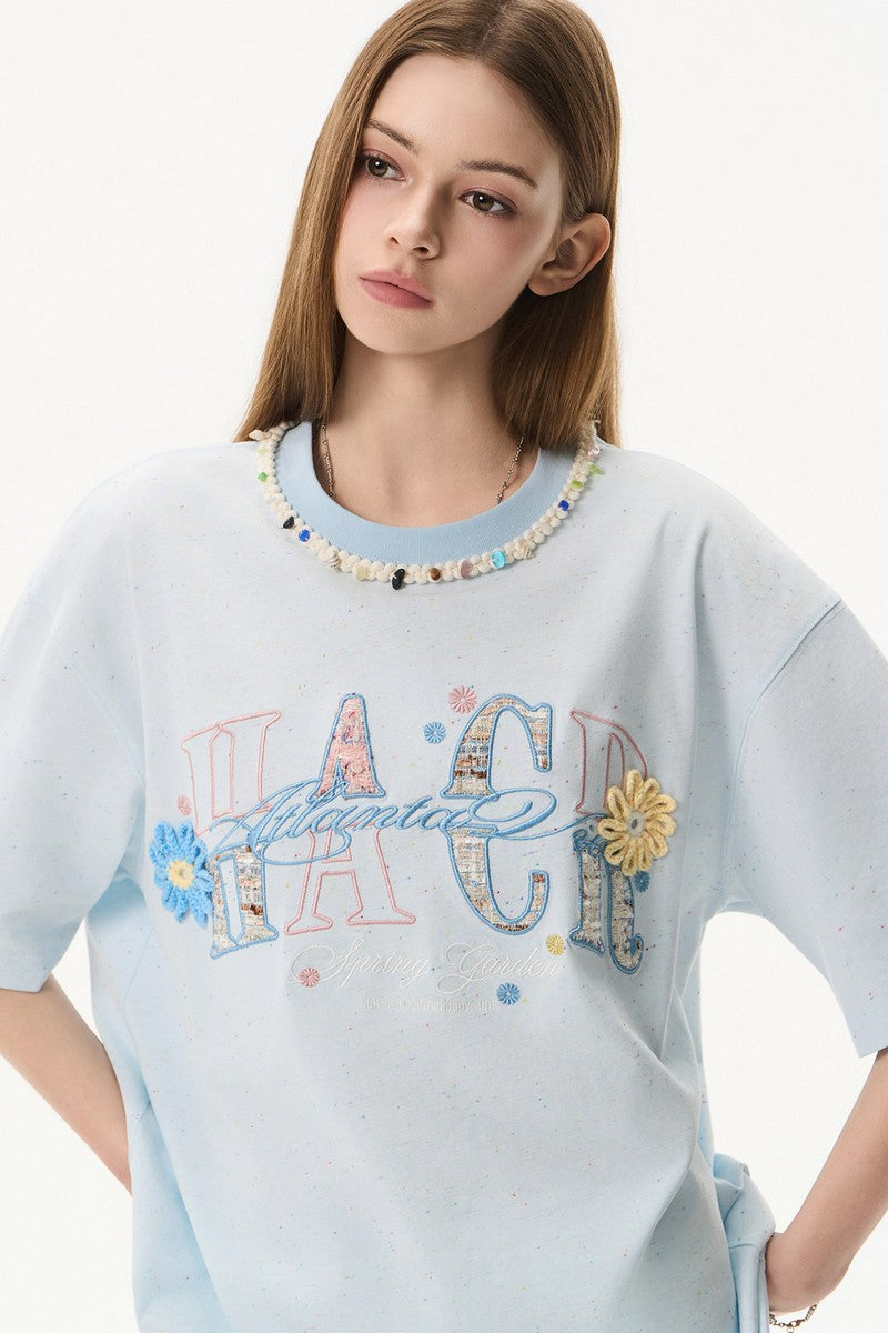 Shell Ribbon Patch Tee