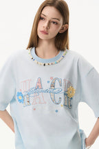 Shell Ribbon Patch Tee