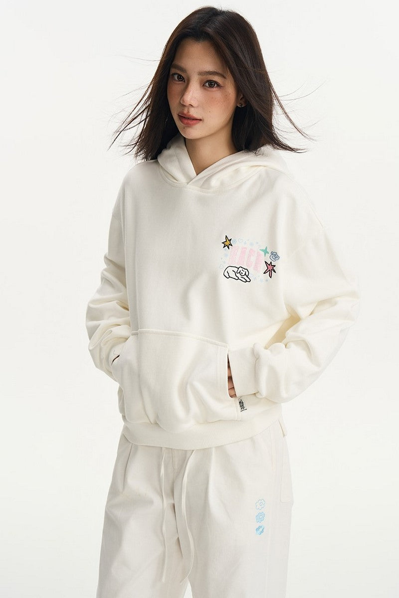 Hand Drawn Logo Graphic Hoodie