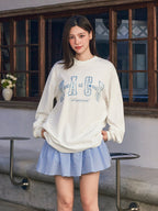Yarn Logo Embroidered L/S Tee