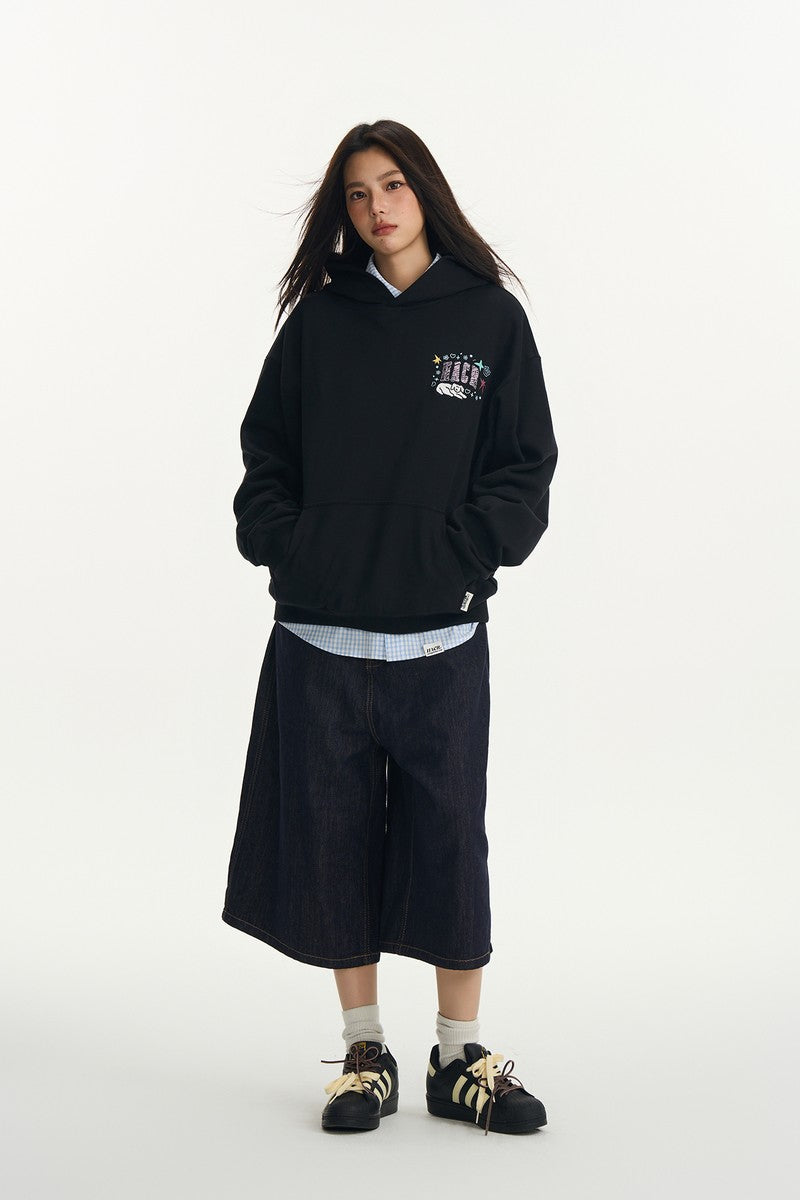 Hand Drawn Logo Graphic Hoodie