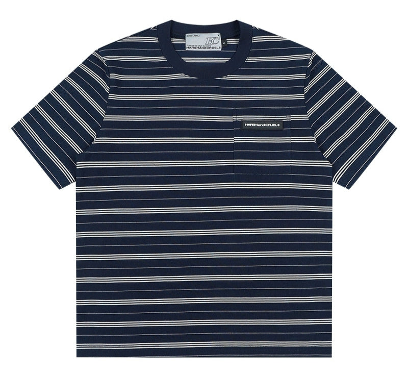 Retro Striped Slim Fit T-Shirt