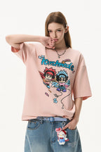 Y2K Graffiti Girl Tee