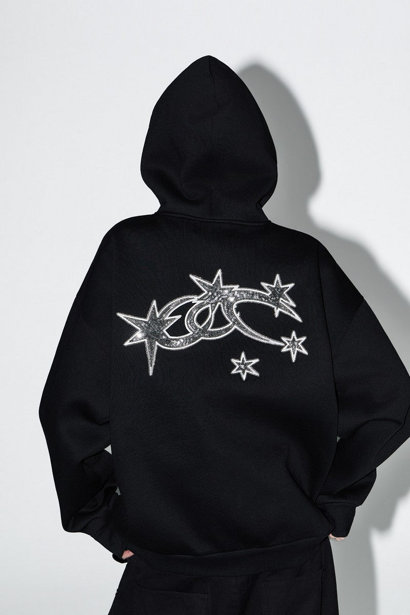 Star Sequin Street Hoodie