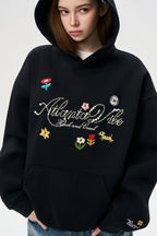 Pearl Script Graphic Hoodie