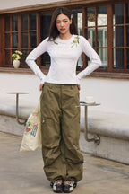 Green Wreath Slim Fit Tee