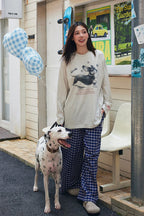 Dachshund Sketch Long Sleeve Tee