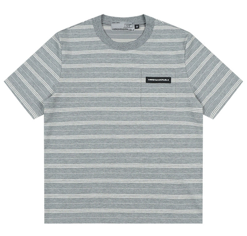 Retro Striped Slim Fit T-Shirt