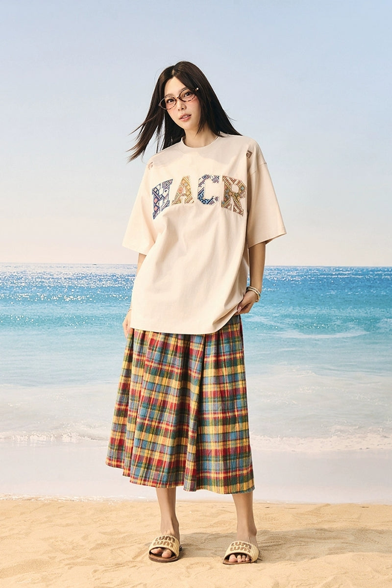 Ethnic Patch Embroidery T-Shirt