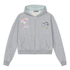 Hand Drawn Dog Embroidered Hoodie