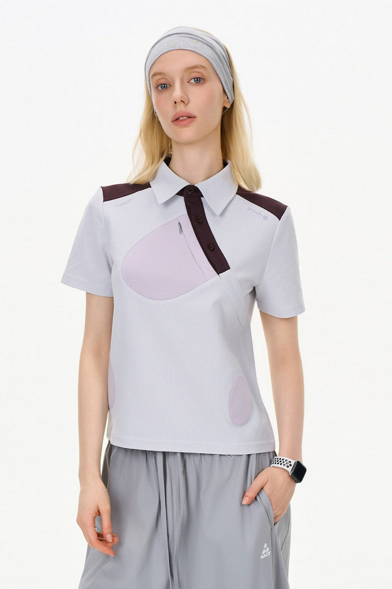 Antibacterial Zip Pocket Polo