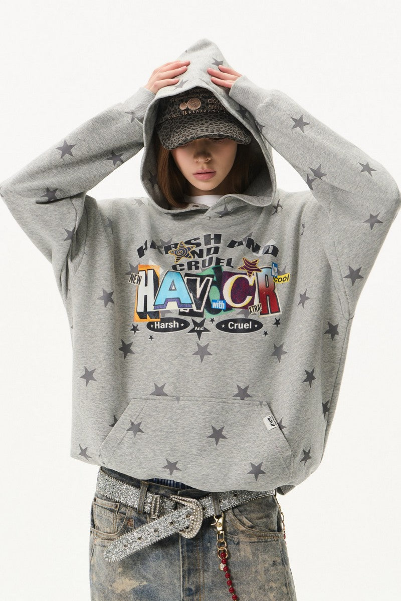 Allover Star Street Hoodie
