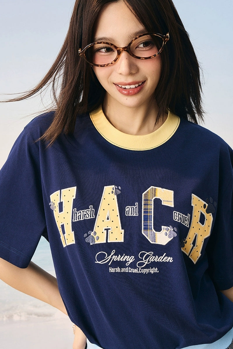 Dog Paw Patchwork T-Shirt