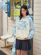 Hand Drawn Dog Raglan Hoodie