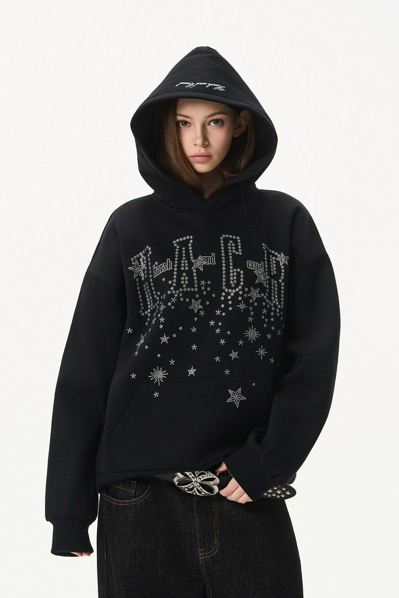 Galaxy Rhinestone Street Hoodie