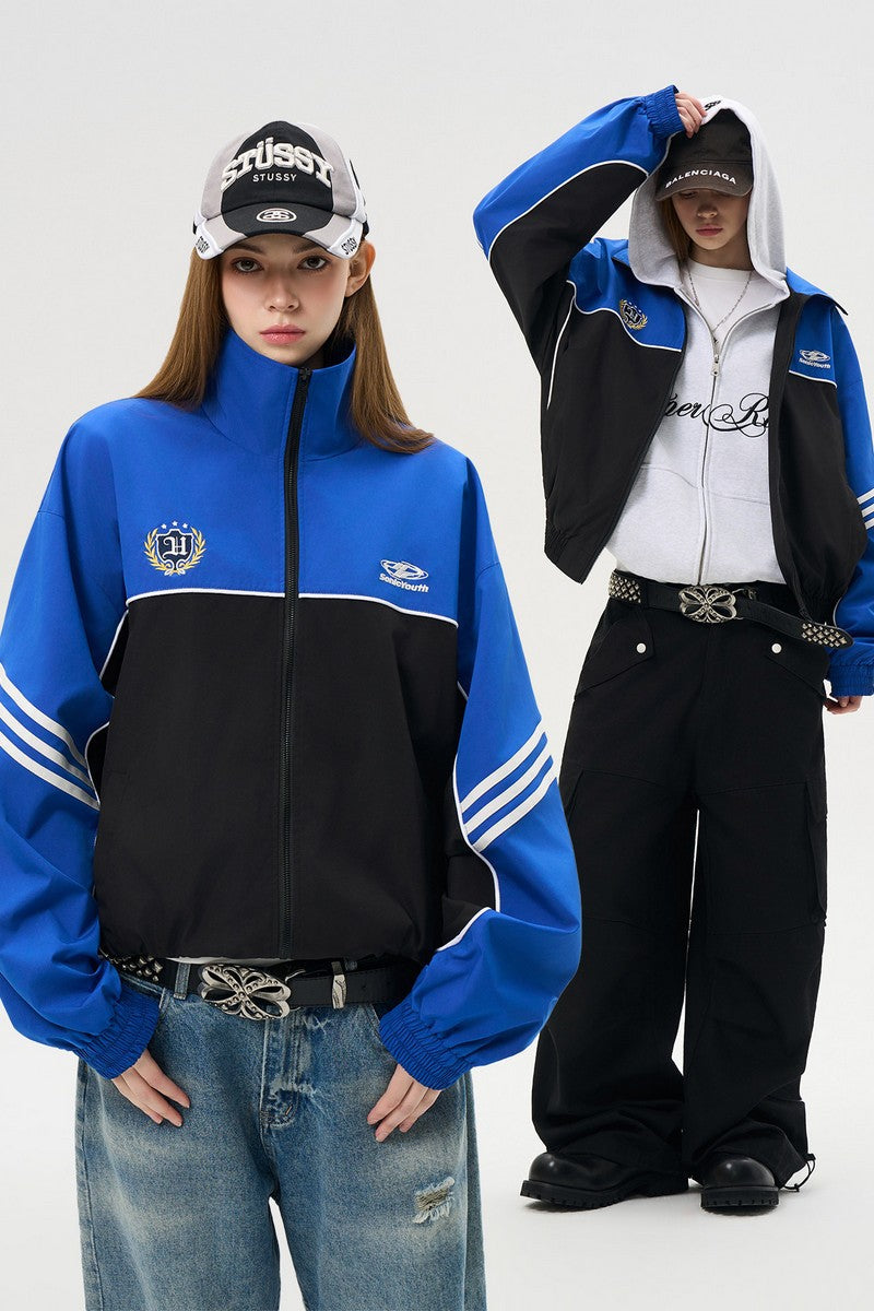 Retro Colorblock Track Jacket