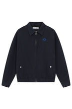 Floral Embroidery Cotton Harrington Jacket