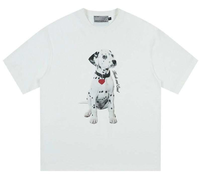 Dalmation Print Relaxed T-Shirt