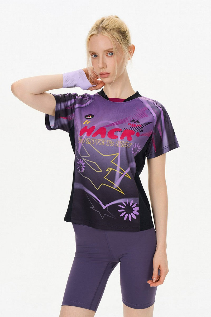 Badminton Quick-Dry Print Tee