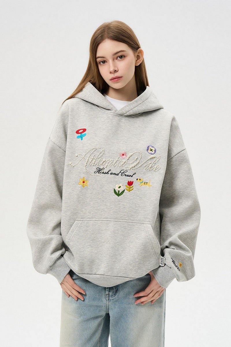 Pearl Script Graphic Hoodie