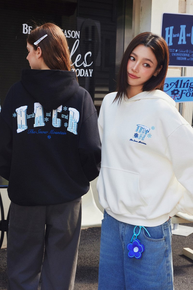Snowcap Fleece Embroidered Hoodie