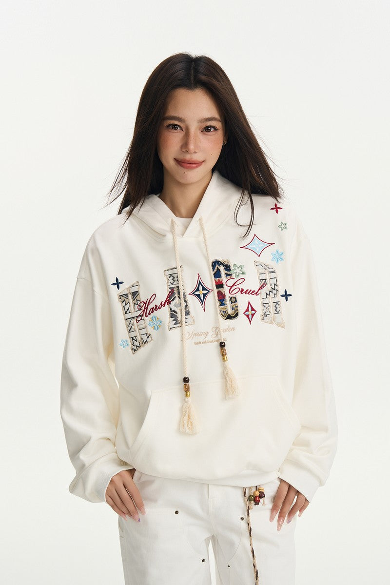 Floral Patchwork Hoodie