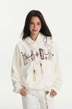 Floral Patchwork Hoodie