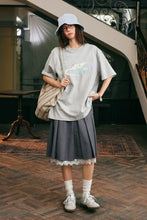 Load image into Gallery viewer, Patchwork Floral Embroidery T-Shirt

