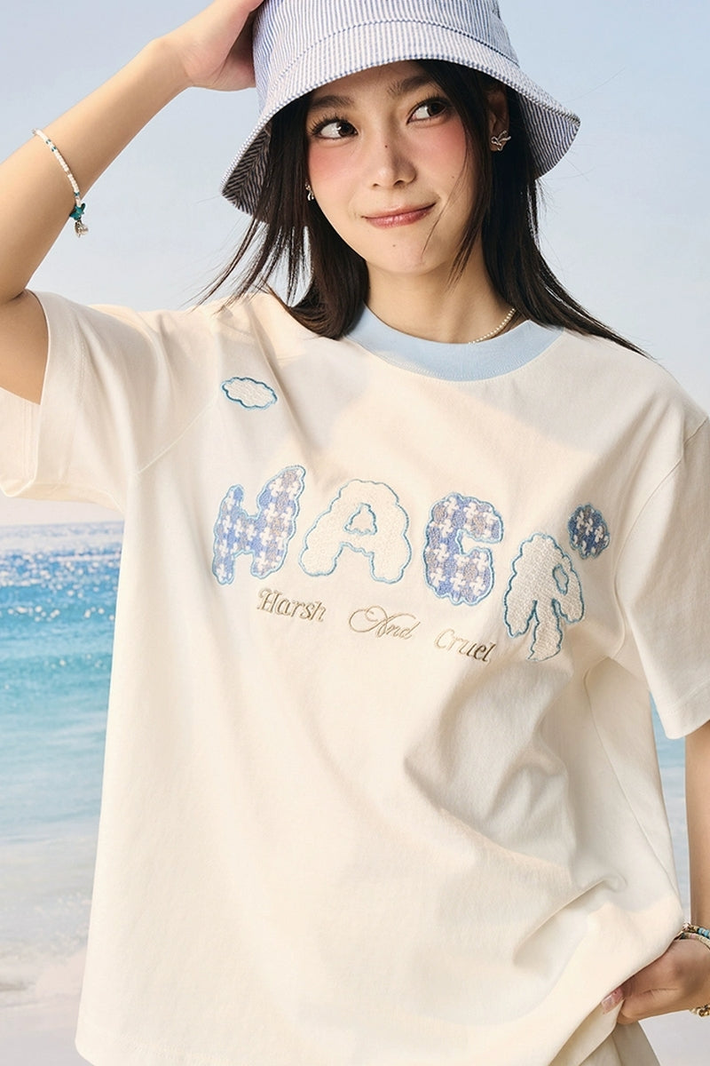 Cloud Patch Couple T-Shirt